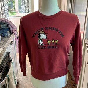 Uniqlo Red Snoopy Kids Sweatshirt